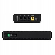 Powerbank Shanqiu per router, modem 10000 mAh 5V 9V 12V 2A (37Wh), nero