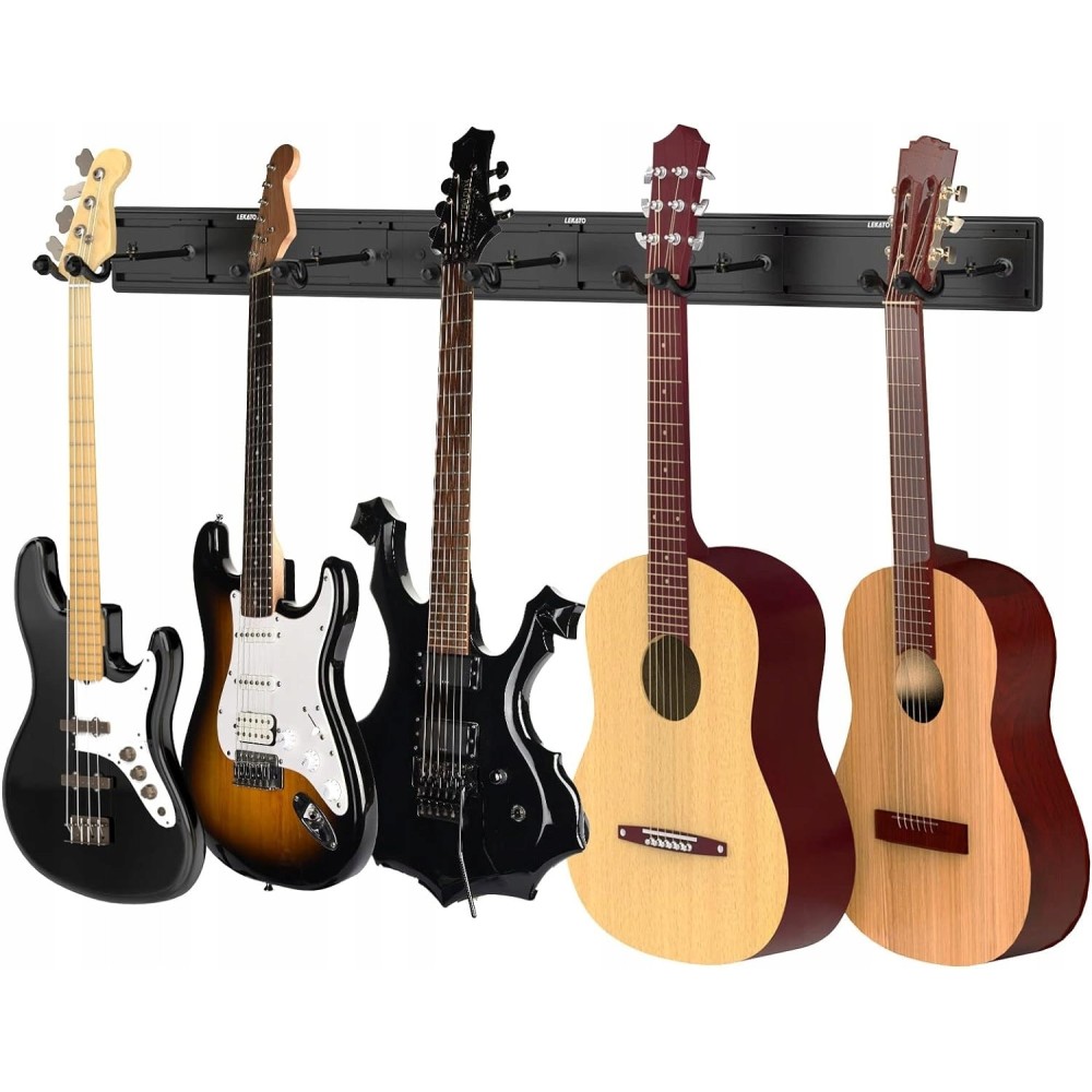 Aluminum Wall Holder for Guitars Dock For 5 Guitars