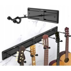 Aluminium vägghållare för gitarrdocka för 5 gitarrer