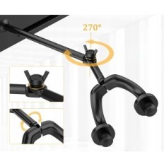 Soporte de pared de aluminio para guitarras Dock para 5 guitarras