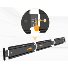 Aluminium Wall Holder for Guitars Dock for 5 gitarer