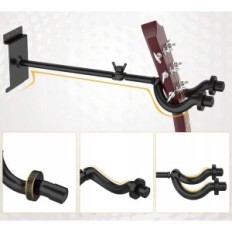 Suporte da parede de alumínio para dock guitars para 5 guitarras