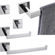 Bathroom accessories set of 5-piece Kokosiri, B05A5-CH