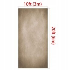 Foto bakgrund Kate 10x20ft 3x6m brun mikrofiberljus
