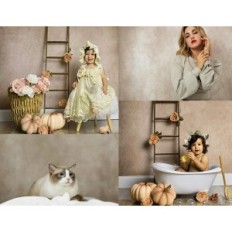 Foto-Hintergrund Kate 10x20FT 3x6m braunes Mikrofaserlicht