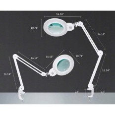 Lampada ad ingrandimento neatfi XL, obiettivo acrilico da 7 pollici, 84 LED SMD