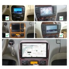 Nhopeew auto rádio pro Mercedes Benz 32G 9 palců, CarPlay Hifi Audio