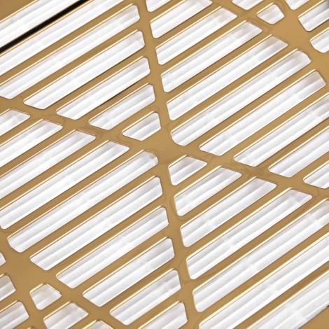 Momo J-23 Gold odsávač prachu pre nechty — detail povrchu
