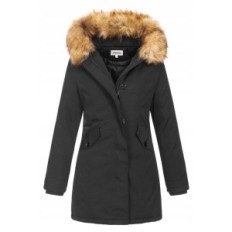 Women's Winter Park Elara med hætte, sort, 36, s