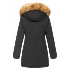 Women's Winter Park Elara met capuchon, zwart, 36, s