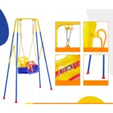 Garden Swing lapsille Funlio 3in1, helppo kokoaminen ja varastointi