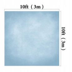 Foto fona kate backdrops ar izmēriem 3x3m krāsu zilā ūdens