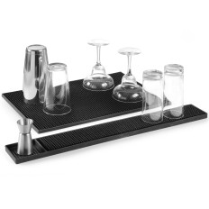 Barman Mata Ructian ορθογώνια για γυαλιά έδειξαν 300x150x (H) 10mm Hendi 597989