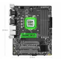 Shangzhaoyuan H97M Pro ploča, Micro ATX, DDR3, Intel H97