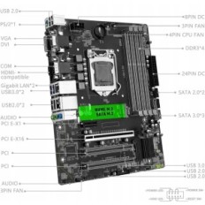 Shangzhaoyuan H97M Pro pardal, Micro ATX, DDR3, Intel H97