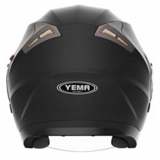 Casco moto Yema YM-627, ECE con mirino, Nero opaco, XL 61-62CM