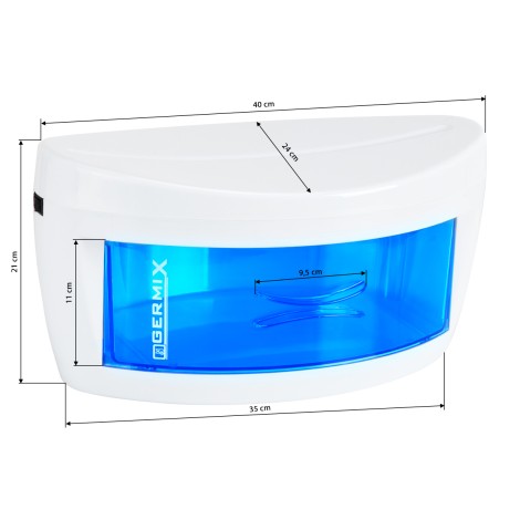 Germix UV-C sterilizator enojni HQ — sprednji pogled