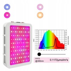 LED espectro completo nailgirls 3F1000, 1000w a +++ 3850 lux