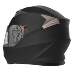 YEMA YM -829 motorkerékpár sisak, fekete matt, L 59- 60cm, könnyű karcolások