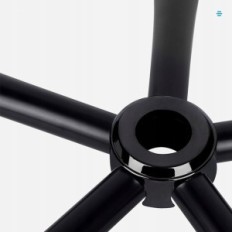 Metalen basis van Mart Marter stoelen, meer dan 200 kg, zwart, 70 cm