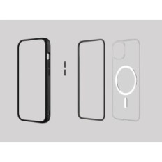 Modulaarinen RhinoStoshield Case yhteensopiva MagSafen kanssa iPhone 14 Pro, musta