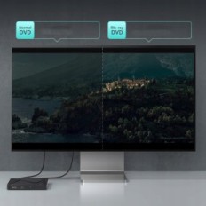 Extern Drive Blu-ray DVD Yottamaster P-CD04-BK, 100GB, svart