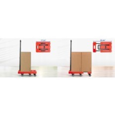 Passeggino pieghevole Spacekeeper Spkhtor, fino a 220 kg, rosso