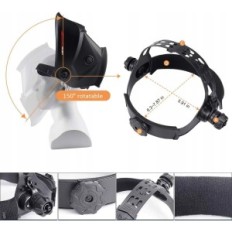 Capacete automático de soldagem Jaluweld Land-BK, em um conjunto de 5 lentes