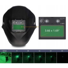 Capacete automático de soldagem Jaluweld Land-BK, em um conjunto de 5 lentes