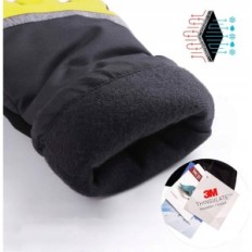 Gants de ski Femme Kineed S Toux-tactiles imperméables, jaune