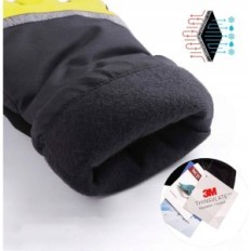 Dames Ski-handschoenen Kined S Touchscreen Waterdicht, geel