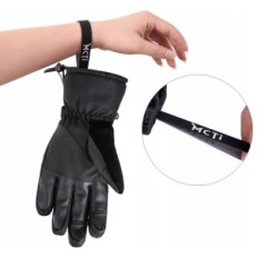 Kvinders Ski Gloves Kineda S Touchscreen Vandtæt, Rød