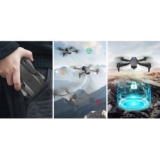 DRON WIPKVIEY T27 su kamera RC Quadcopter su 3 baterijomis