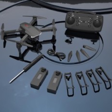 DRON WIPKVIEY T27 kaameraga RC QuadCoperiga 3 patareiga