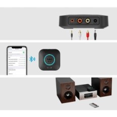 1MI B06S Receiver, Bluetooth 5.2 HIFI med 3,5 mm / RCA udgange,