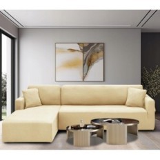 Chelzen-Sofa-Bettverwalt, Sofa-Betten in L, 2,3x2.3x0,8m, beige