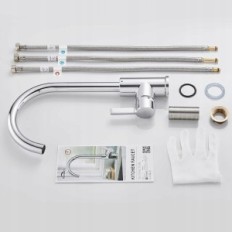 Lavtrykkskanning for vannvarmer Auralum, Chromed Messing