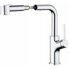 LONHEO LKB0501 Keukenkraan met twee stromen, chroom