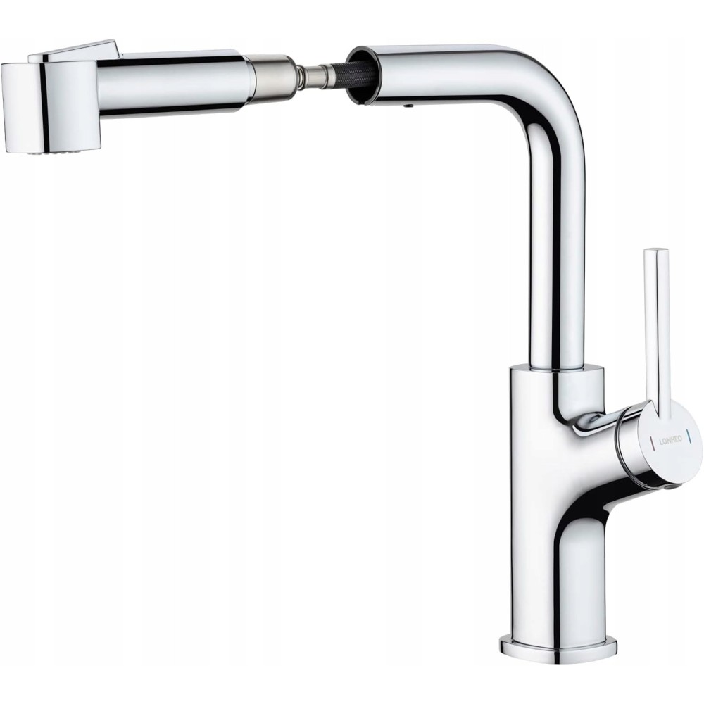 Lonheo LKB0501 Kuchyňské baterie se dvěma proudy, chrom