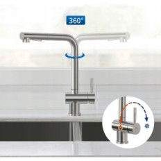 Auralus JBG0506 Keukenbatterij, roestvrij staal