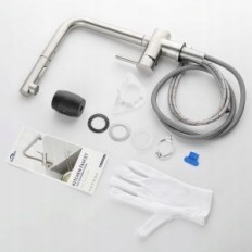 Auralus JBG0506 Virtuvės baterija, nerūdijantis plienas