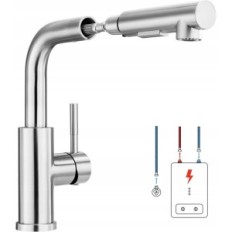 Lagedrukkeukenmenger Glijdende Lonheo LS205, zilver