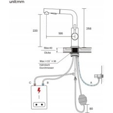 Lagedrukkeukenmenger Glijdende Lonheo LS205, zilver