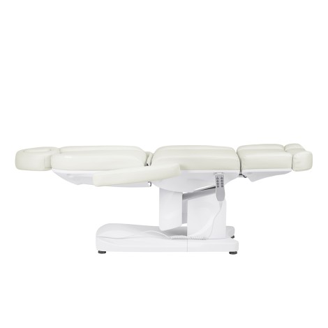 Fauteuil cosmétique électrique Azzurro 708a 4 moteurs blanc — vue latérale