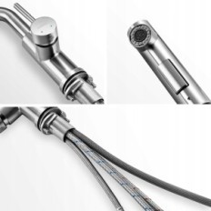 Lågtryck köksblandare glidande LONHEO LS205, Silver