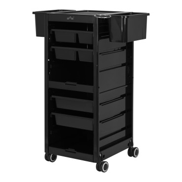 Chariot d'aide coiffeur Gabbiano 68B noir