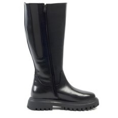 Gabylou 2XL boots on a wide calf - model Virginie, black, 41