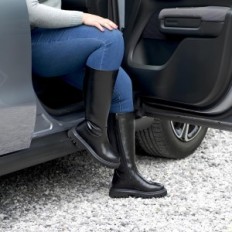 Botas Gabylou 2XL en un modelo de becerro ancho - Virginie, negro, 41