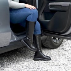 Botas Gabylou 2XL en un modelo de becerro ancho - Virginie, negro, 41