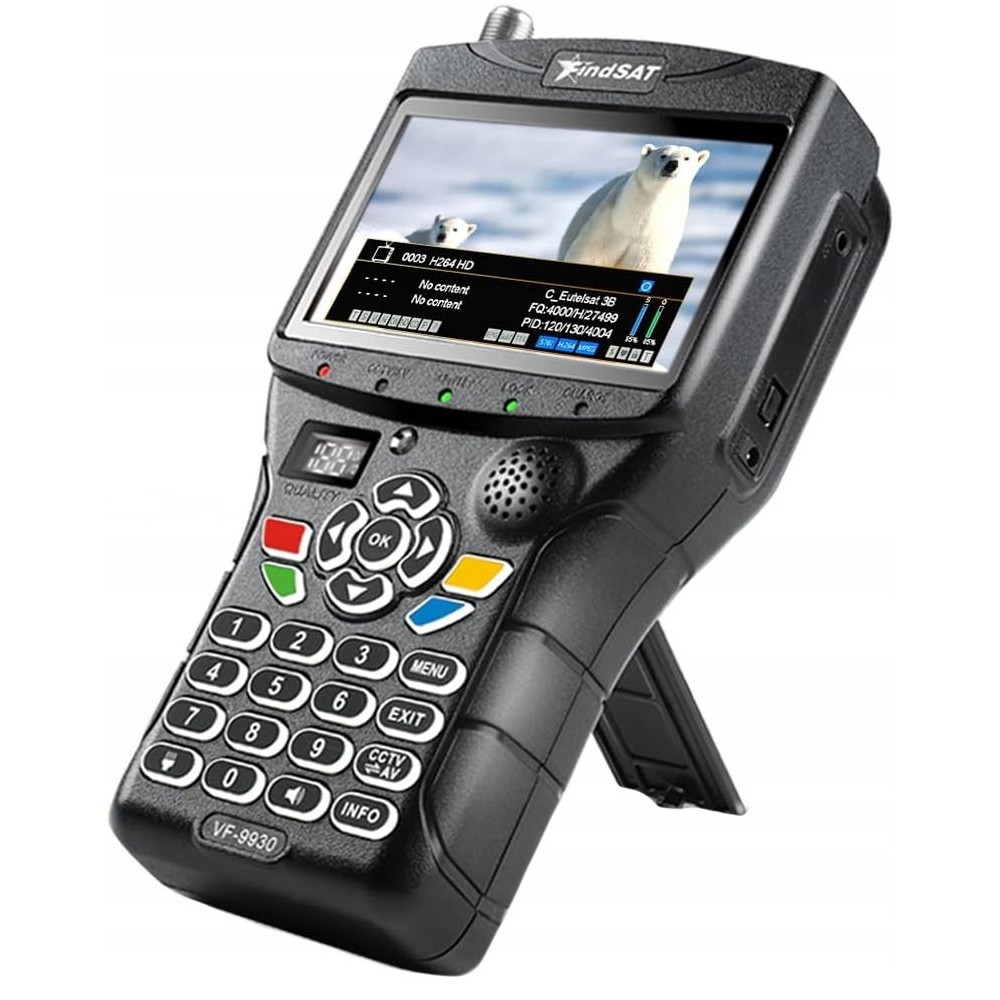 Kombineeritud SZBOX VF9930 Field Meter, DVB-S2 / T2 / T / C